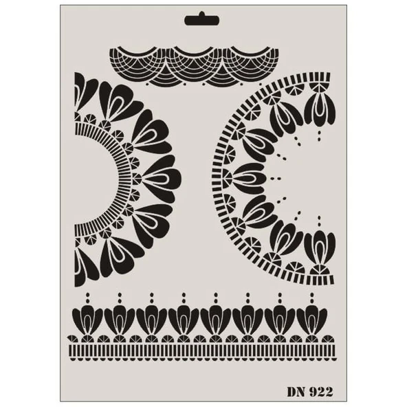 Rich Dantel Seri DN-922 Stencil 35x25 cm - Resim 3
