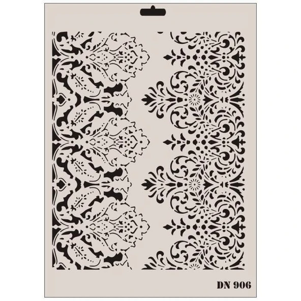 Rich Dantel Seri DN-906 Stencil 35x25 cm ürün görseli 1