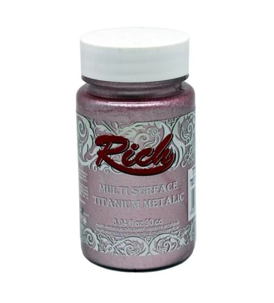 Rich Multi Surface Titanium 2556 Toz Pembe Metalik 90 cc ürün görseli 1