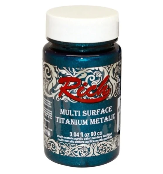 Rich Multi Surface Titanium 2570 Antik Turkuaz Metalik 90 cc ürün görseli 1