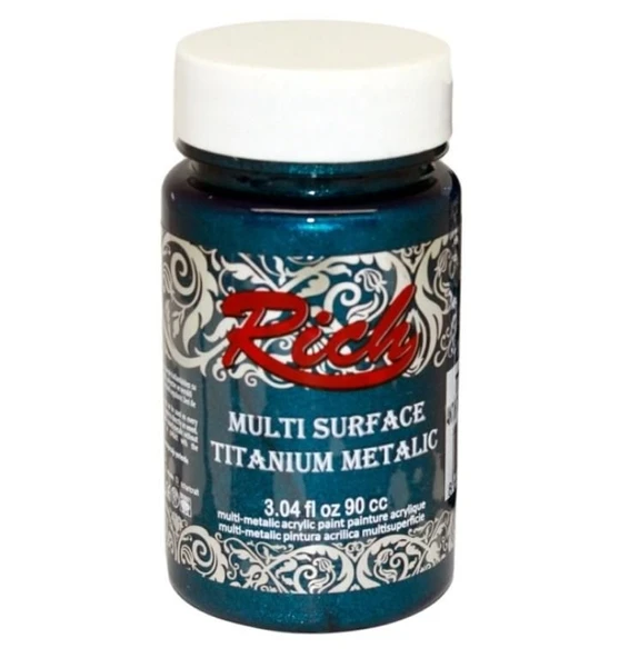 Rich Multi Surface Titanium 2570 Antik Turkuaz Metalik 90 cc - Resim 3