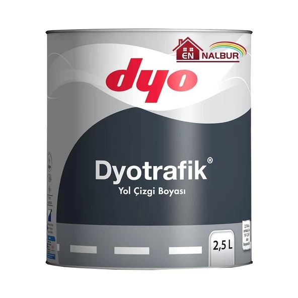 DYO Trafik Yol Çizgi Boyası 2,5 Litre Beyaz ürün görseli 1