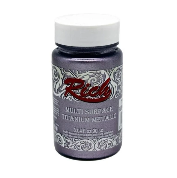 Rich Multi Surface Titanium 2576 Pudra Mor Metalik 90 cc - Resim 2