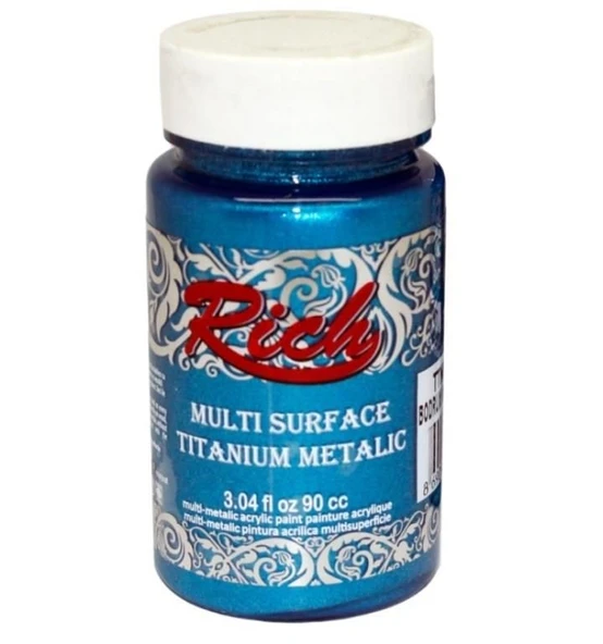 Rich Multi Surface Titanium 2566 Bodrum Mavi Metalik 90 cc - Resim 5