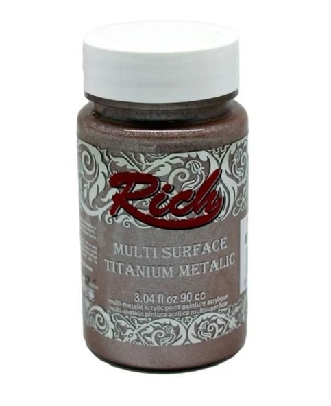 Rich Multi Surface Titanium 2528 Antik Pembe Metalik 90 cc - Resim 5