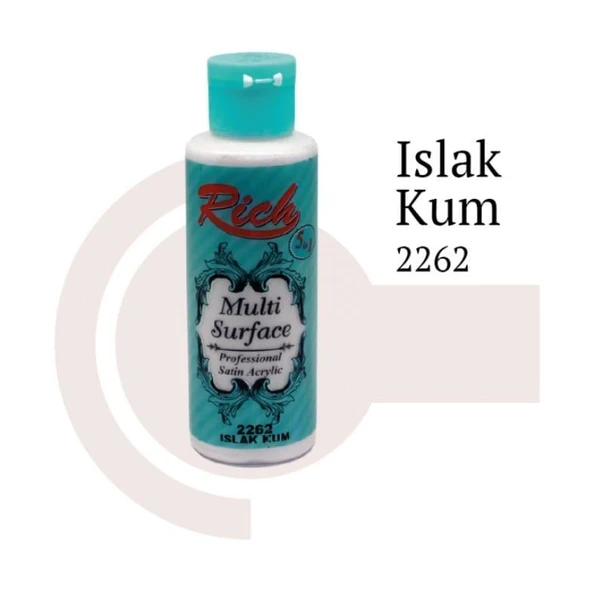 Rich Multi Surface 2262 Islak Kum Akrilik Boya 130 cc ürün görseli 1