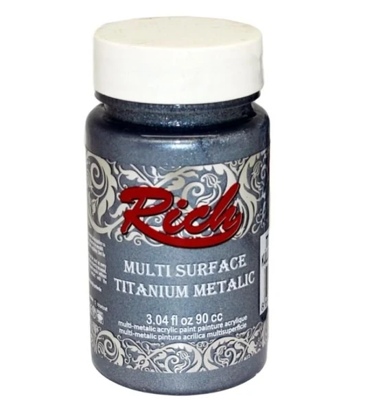 Rich Multi Surface Titanium 2578 Küllü Mavi Metalik 90 cc - Resim 3