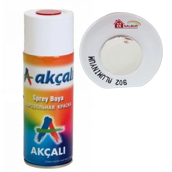 Akçalı Sprey Boya 400 ml 902 Alüminyum - Resim 3