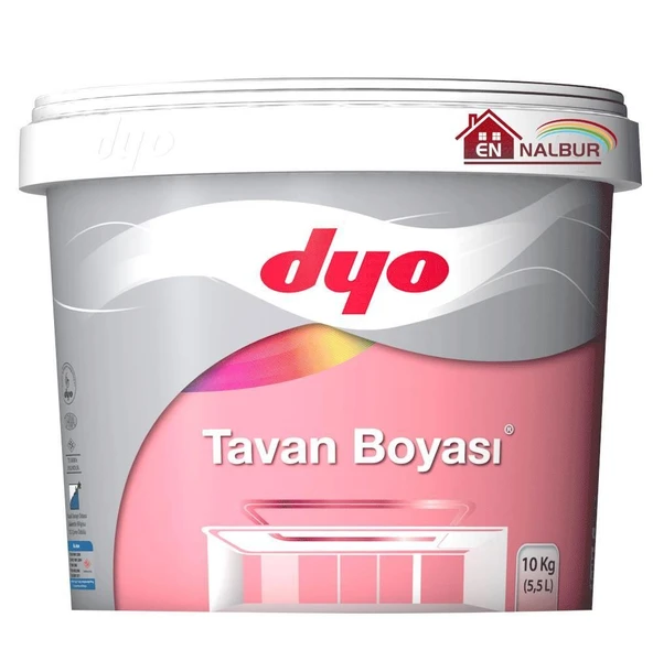 Dyo Tavan Boyası 10 Kg Beyaz - Resim 11