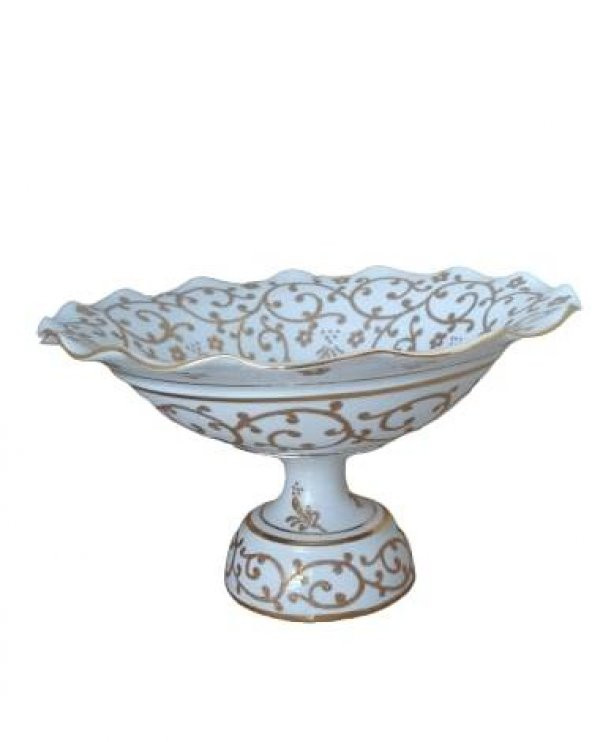 Kütahya Porselen 30 cm Meyvelik B.Altın Renk ürün görseli 1