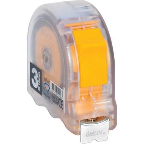 Dekor 406 Şerit Metre Şeffaf 3X16 Mm ürün görseli 1