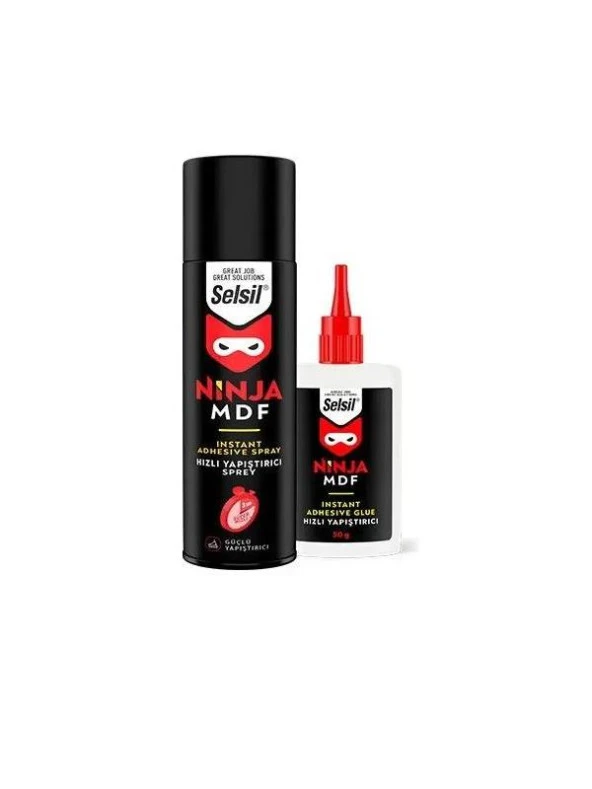 Selsil Ninja Hızlı Yapıştırıcı 100gr+400ml Mdf Kıt ürün görseli 1