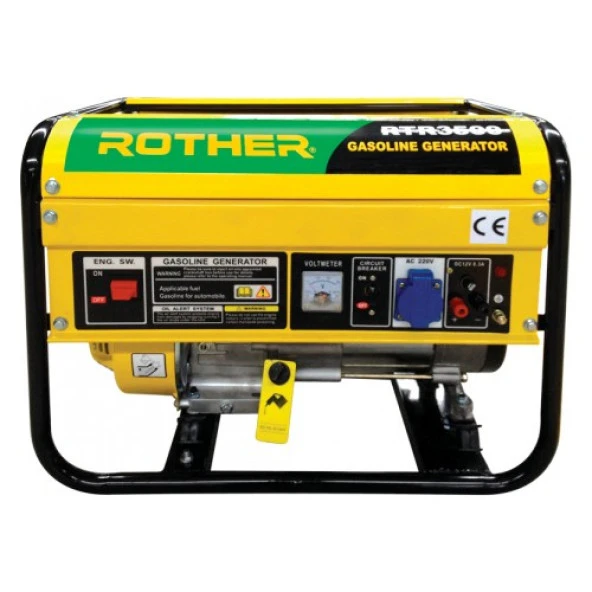 Rtrmax Rtr3500 Rother Benzinli Jeneratör 2,7 Kva ürün görseli 1