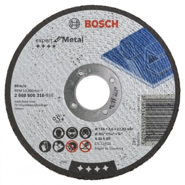 Bosch 115x2,5 Mm Expert Metal Kesici - 2608600318 ürün görseli 1