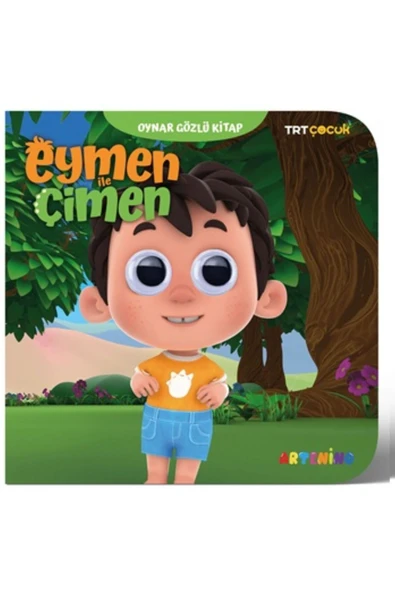 EYMEN İLE ÇİMEN  TRT ÇOCUK OYNAR GÖZLÜ KİTAP ürün görseli 1