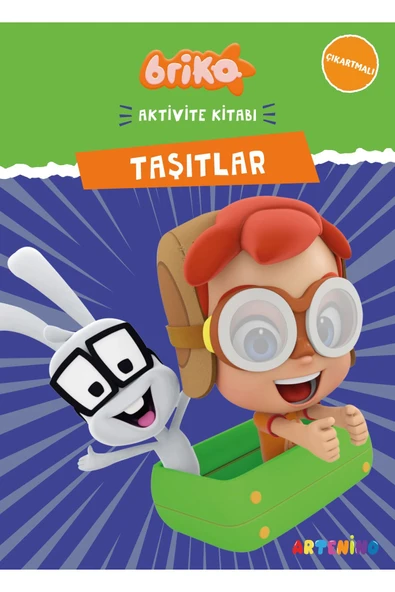 BRİKO  TAŞITLAR  ÇIKARTMALI AKTİVİTE KİTABI SERİSİ ürün görseli 1