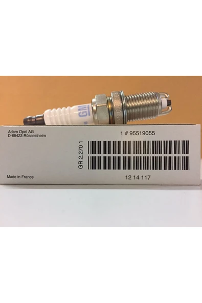 GM 1 Adet Astra G Corsa C Vectra B Ateşleme Bujisi Çift Tırnak 1214117 95519055 ürün görseli 1
