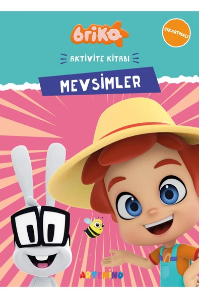 BRİKO  MEVSİMLER  ÇIKARTMALI AKTİVİTE KİTABI SERİSİ ürün görseli 1