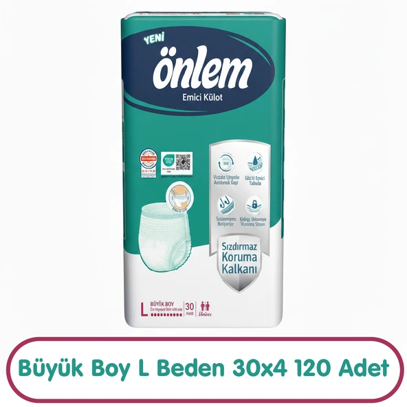 Önlem Emici Külot L Beden 30x4 120 Adet ürün görseli 1