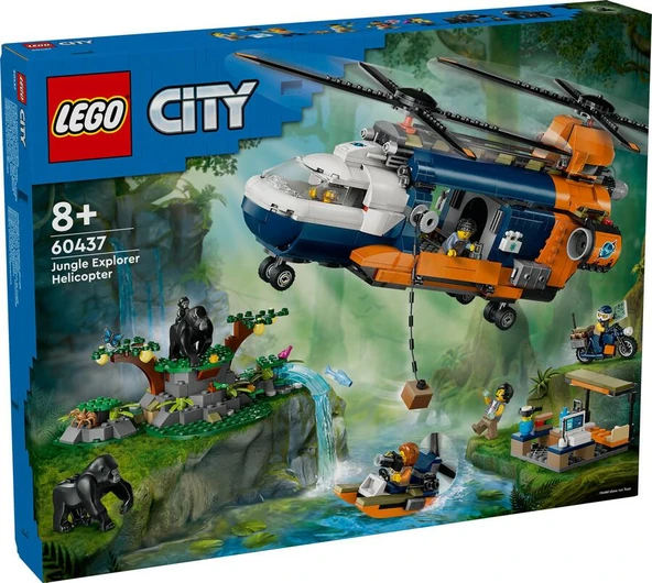 Lego City Orman Kaşifinin Helikopteri Kamp Yerinde 60437 ürün görseli 1