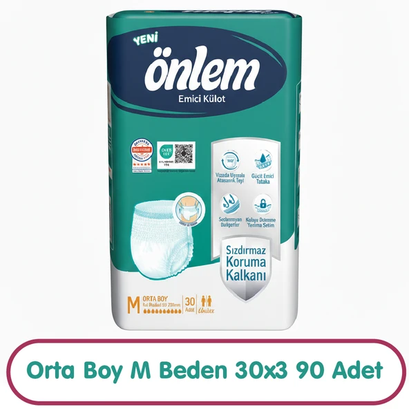 Önlem Emici Külot M Beden 30x3 90 Adet ürün görseli 1