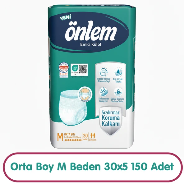 Önlem Emici Külot M Beden 30x5 150 Adet ürün görseli 1