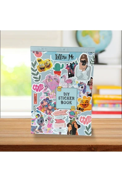 Sticker Defteri Renkli Etiket Defteri , Sticker Book , Sticker Seti , Defter , Planlayıcı ürün görseli 1