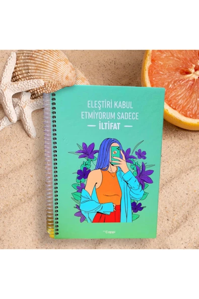 Pastel Renkler yazılı sözlü sert kapak OKUL DEFTERİ Günlük Anı defteri NOT DEFTERİ VE AJANDA ürün görseli 1