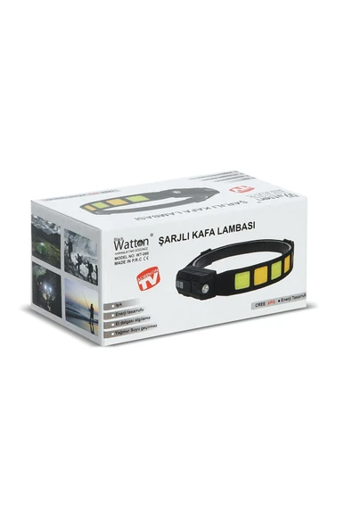 Watton   Sensörlü Cob XPG Led Kafa Lambası WT-066 - Resim 2