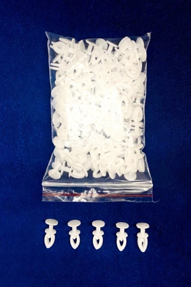 Elegant Home Tekstil Geçmeli Perde Ruleti 100 Adet 1. Kalite Perde Halkası ürün görseli 1