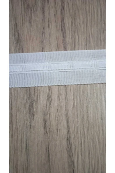 Üçbey Tekstil Üçbey Perde Ekstraforu Devamlı Büzgü 4 Cm 10 Metre ürün görseli 1