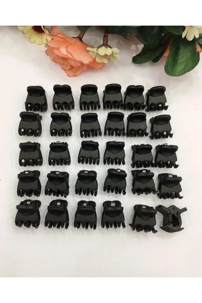 Rainbowaccessory 20'li Kıskaçlı Siyah Mandal Toka ürün görseli 1