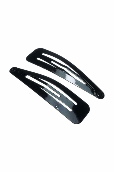 TAKYAKIŞTIR 12'li Siyah Çıt Çıtlı Metal Toka Seti ürün görseli 1