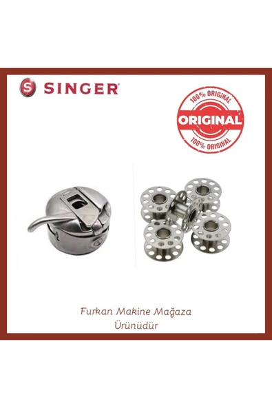 SİNGER Ev Tipi Dikiş Makine Metal Mekik Ve Masura(5Adet) ürün görseli 1