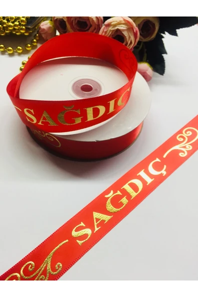 Sermet Süs Dünyası 1 Adet Kırmızı Sağdıç Kol Kurdele Kına Gecesi Malzemeleri ürün görseli 1