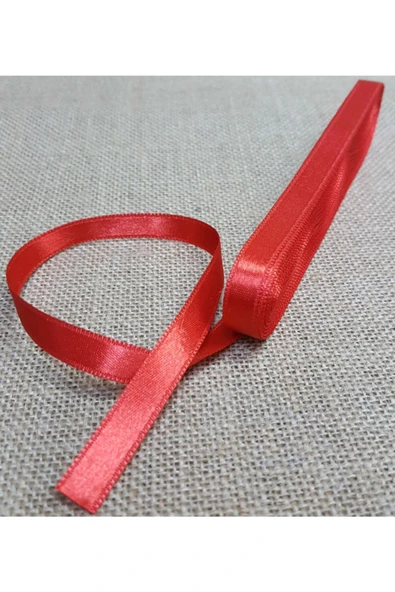 Kreatif Mağaza 10 Metre Kırmızı Saten Kurdele ürün görseli 1