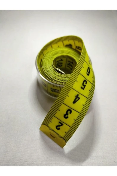 Turhan Sarı Renk Kutulu Mezura 150cm ürün görseli 1