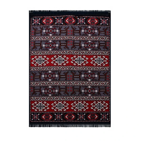 Bigghome Kilim, Makinede Yıkanabilir, Modern Desenli, 80x150 cm, SA25HC ürün görseli 1