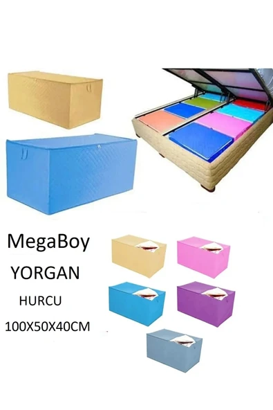 5 Adet Mega Yorgan Hurcu 100x50x40cm Büyük Boy Hurç Eşya Taşıma ürün görseli 1