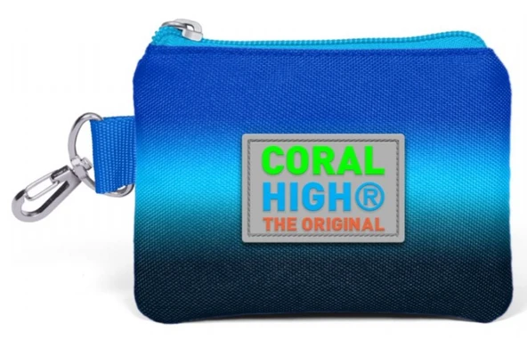 Coral High Lacivert Mavi Gradyan Bozuk Para Çantası - Erkek Çocuk ürün görseli 1