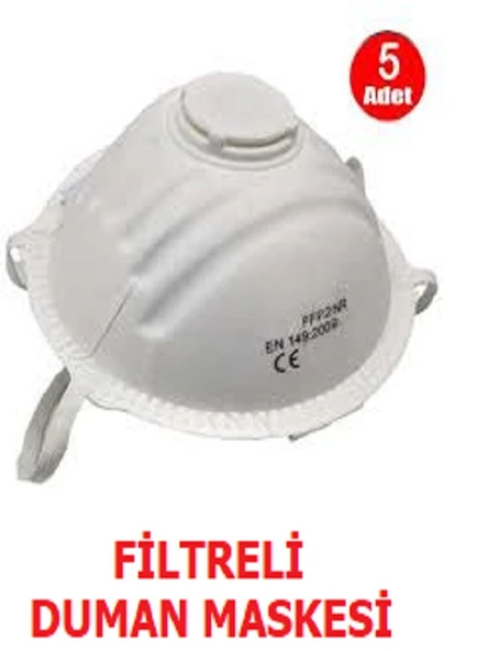 Yangın için duman maskesi filtreli 5 adet ürün görseli 1