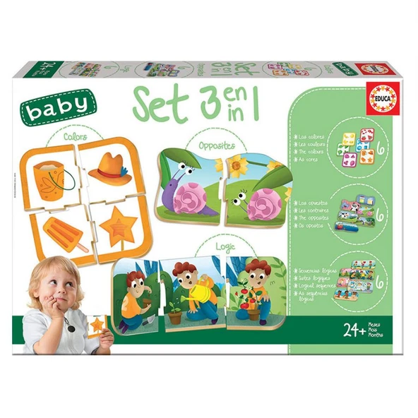 Educa Bebekler İçin Eğitici Yapboz Serisi ürün görseli 1