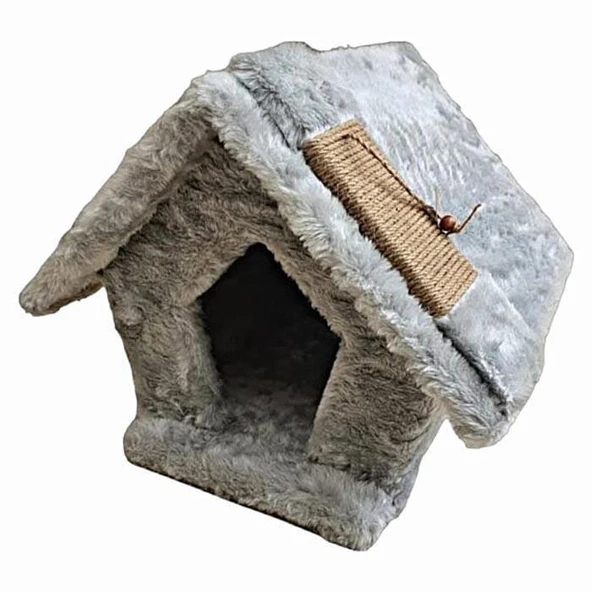 Botar Vega Kedi Evi 30-40-45cm Gri ürün görseli 1