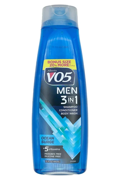 Alberto VO5 MEN 3in1 Ocean Surge Şampuan 443ML ürün görseli 1