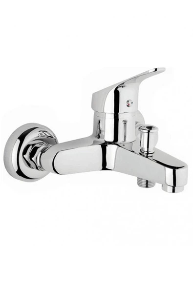KUSTAR Krom Mix Banyo Duş Bataryası Aç Kapa Banyo Lavabo Musluk ürün görseli 1