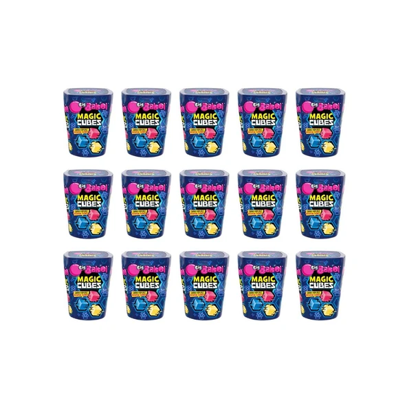 Big Babol Magic Cubes Karışık Meyve Aromalı Sakız 25,2 gr x 15 Adet ürün görseli 1