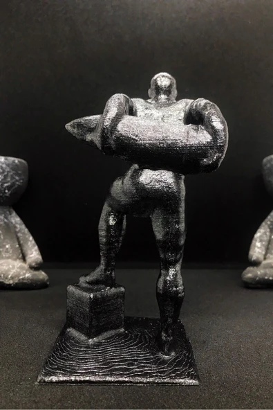 TatuCraft Seyit Onbaşı Figür - Silver Efekt - Resim 3