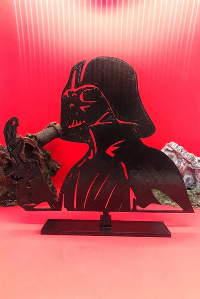 TatuCraft Star Wars Darth Vader 2d Figür - Siyah ürün görseli 1