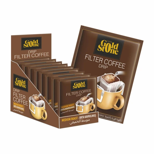 Gold Stone Filtre Kahve - Orta Kavrulmuş 16 x 8 gr ürün görseli 1