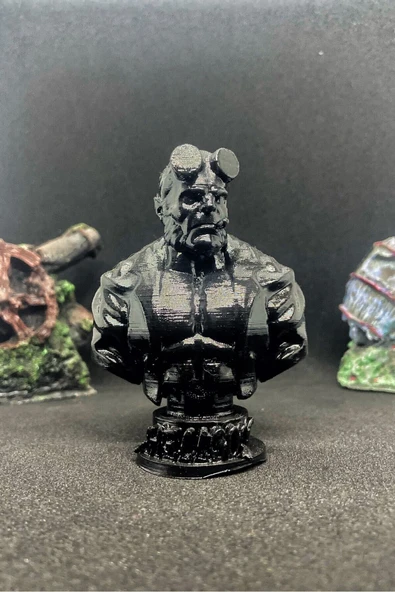 TatuCraft Hellboy II Büst 10cm - Siyah ürün görseli 1